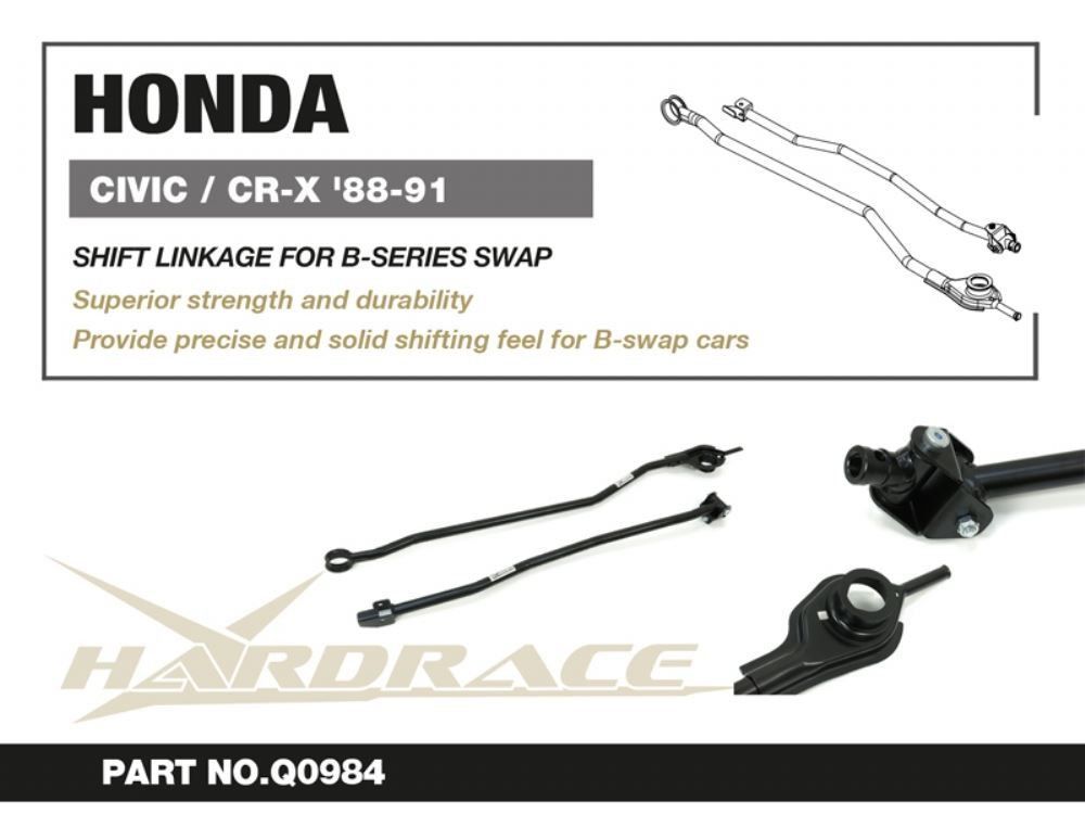 Hardrace B-series Swap Shift Linkage Honda CRX, Civic