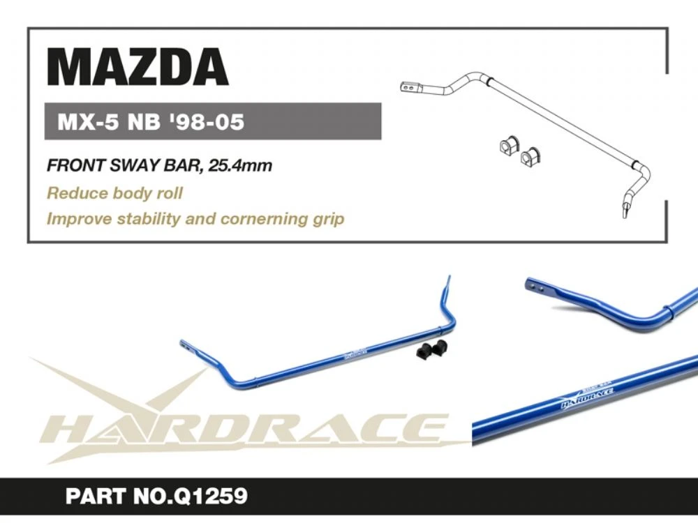 Hardrace Front Sway Bar Mazda MX-5 MIATA