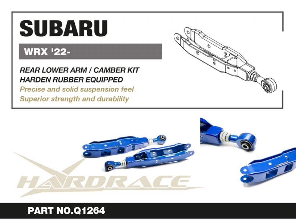 Hardrace Rear Lower Arm / Camber Kit Subaru WRX
