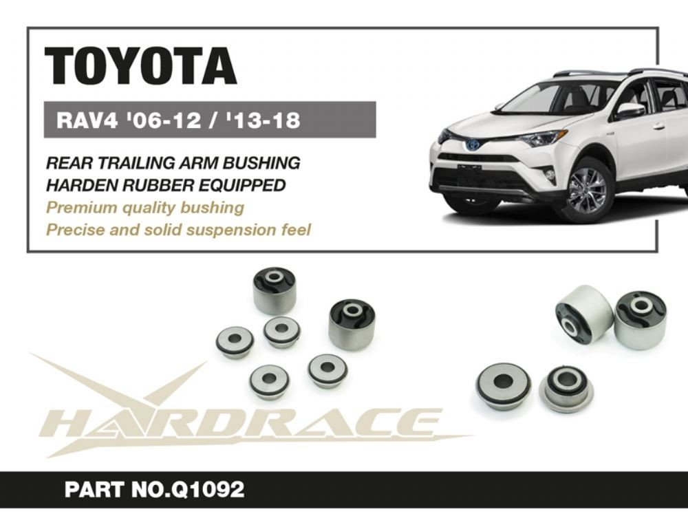 Hardrace Rear Trailing Arm Bushing Toyota RAV4, Harrier, Lexus NX Hardrace Rear Trailing Arm Bushing Toyota RAV4, Harrier, Lexus NX