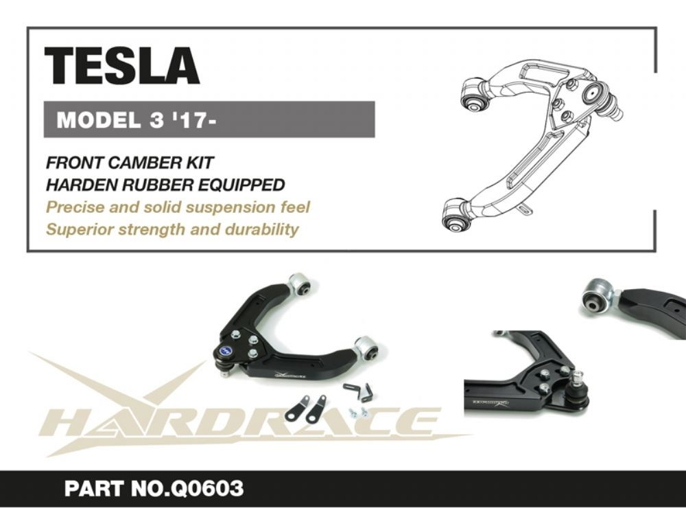 Hardrace Front Upper Camber Kit Tesla Model 3