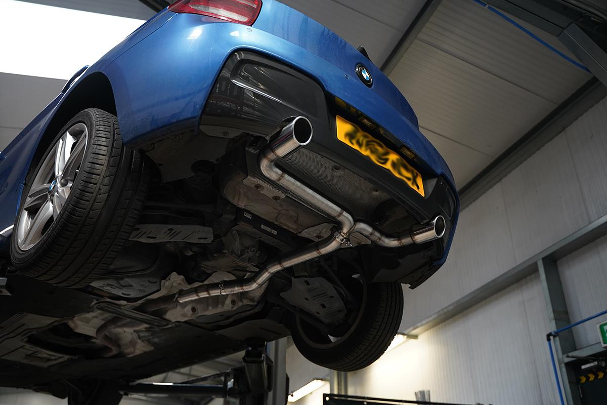 Darkside 2.5" Stainless Rear Section Exhaust System for BMW 1 Series F2x Chassis (Pre LCI Models) Darkside 2.5" Stainless Rear Section Exhaust System for BMW 1 Series F2x Chassis (Pre LCI Models)