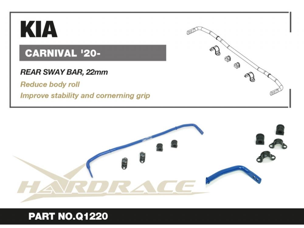 Hardrace Rear Sway Bar Kia Carnival / sedona Hardrace Rear Sway Bar Kia Carnival / sedona