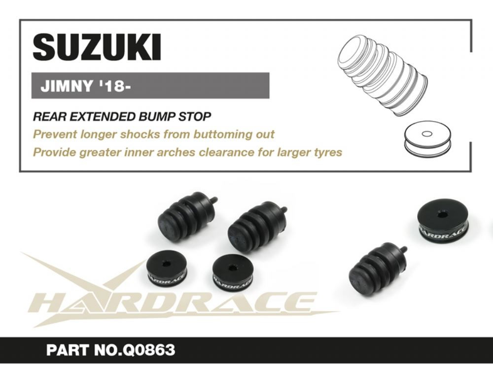 Hardrace Rear Extended Bump Stop Suzuki Jimny