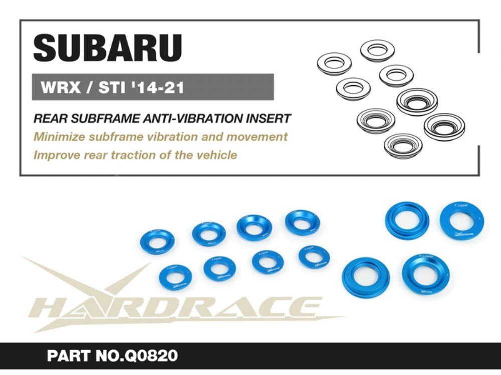 Hardrace Rear Subframe Anti-vibration Insert Subaru WRX Hardrace Rear Subframe Anti-vibration Insert Subaru WRX