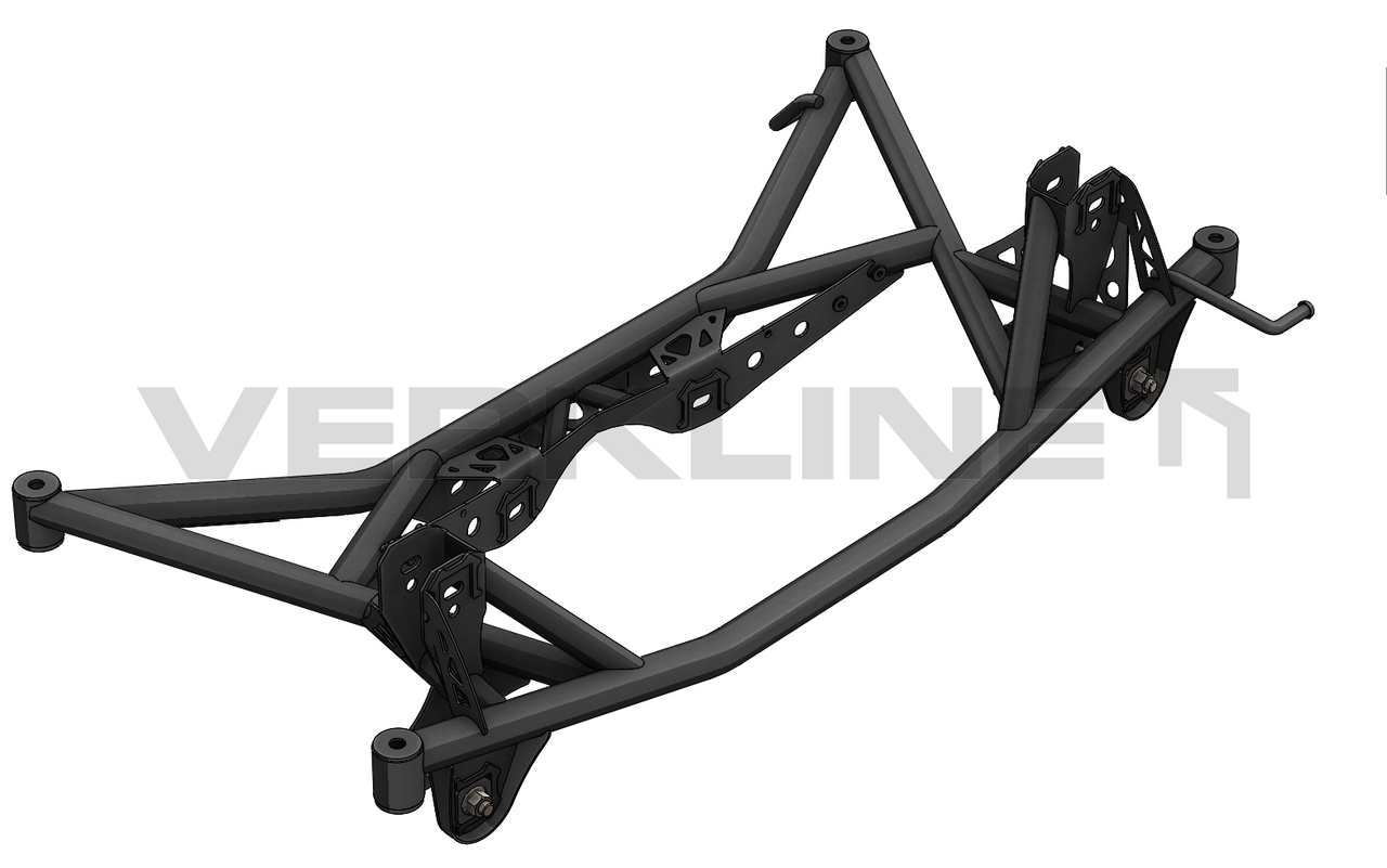 Verkline Rear Lightweight Tubular Subframe for FWD Mk5 / Mk6 / MQB Platform