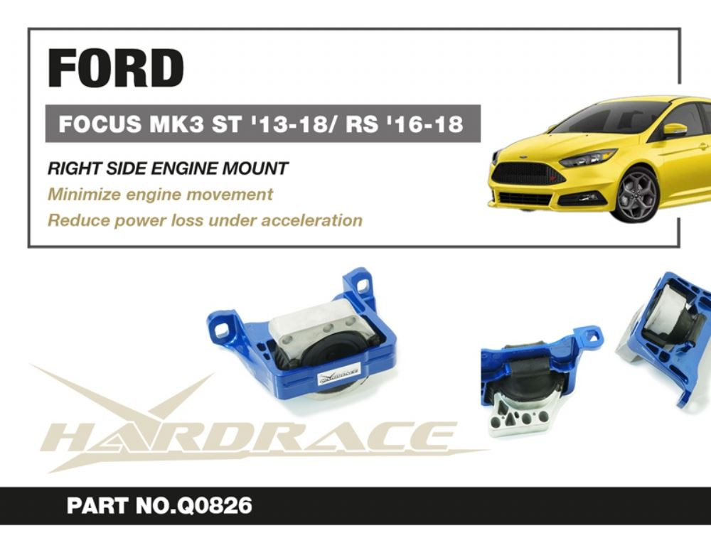 Hardrace Right Side Engine Mount Ford Focus
