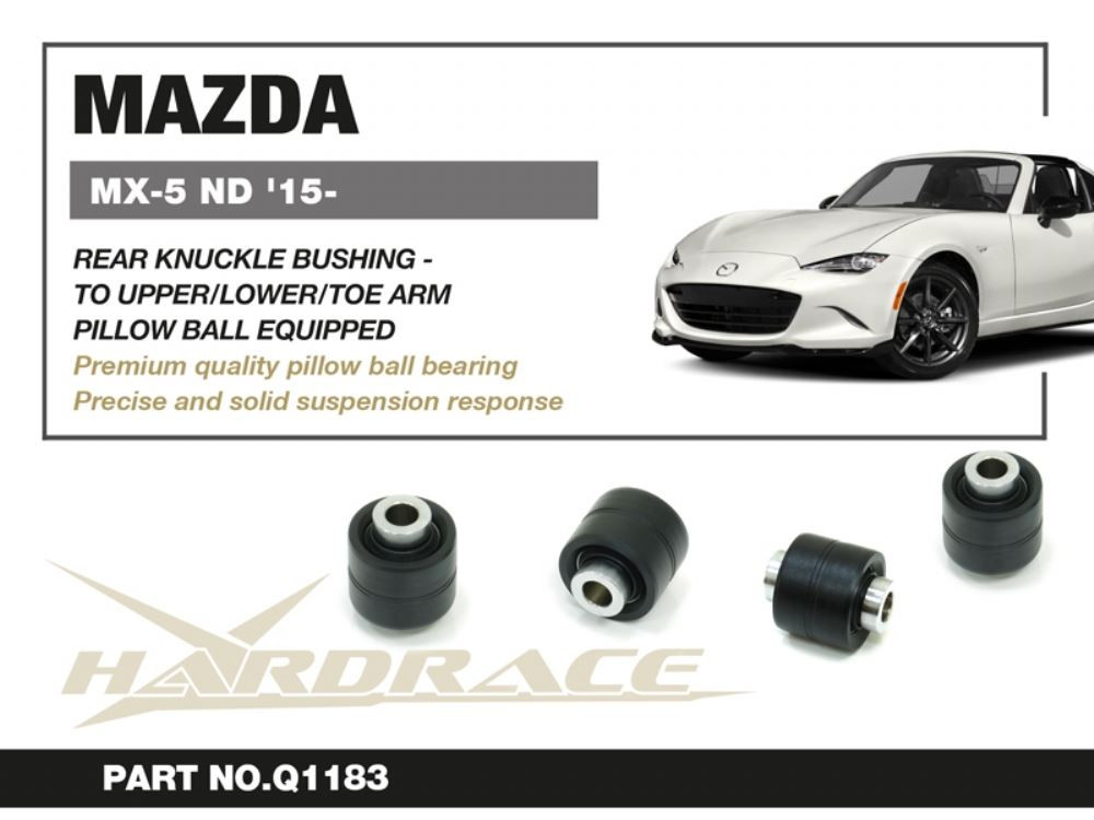 Hardrace Rear Knuckle Bushing - Connect To Upper/lower/toe Arms Mazda MX-5 MIATA