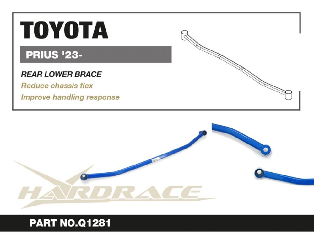 Hardrace Rear Lower Brace Toyota Prius
