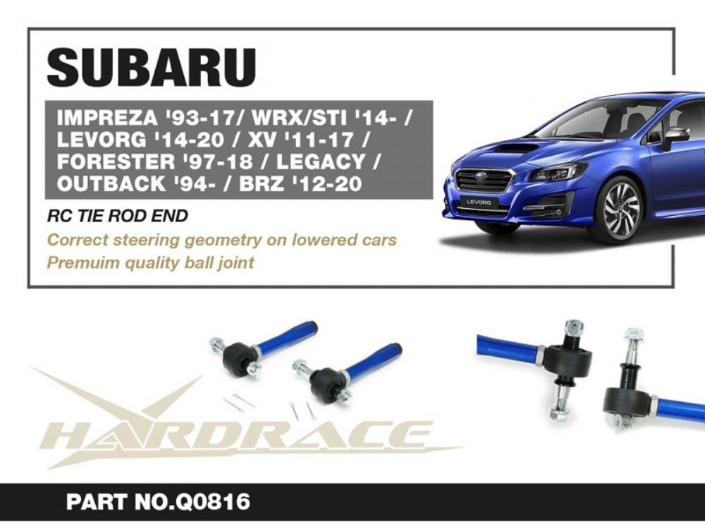 Hardrace Rc Tie Rod End Scion, Subaru, Toyota
