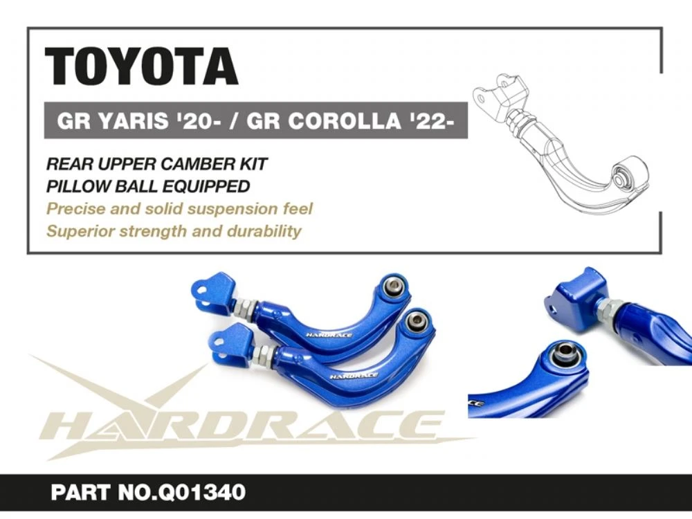 Hardrace Rear Upper Camber Kit Toyota, Lexus