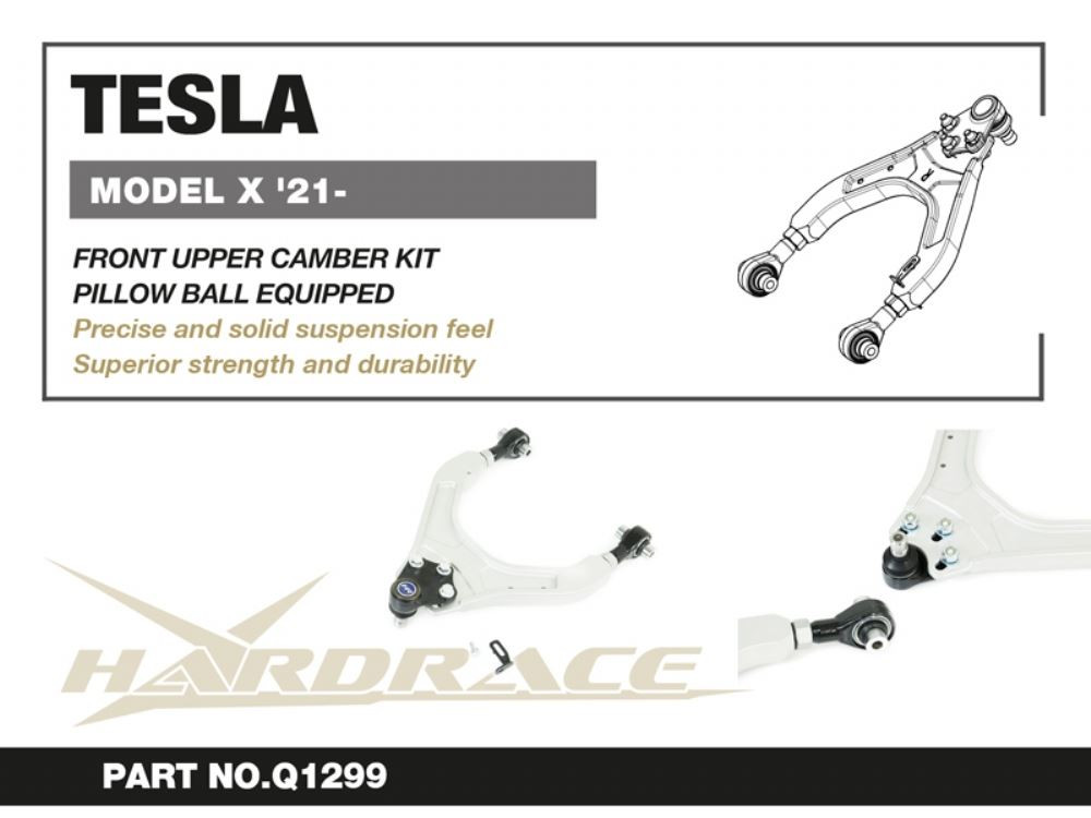 Hardrace Front Upper Camber Kit Tesla Model x