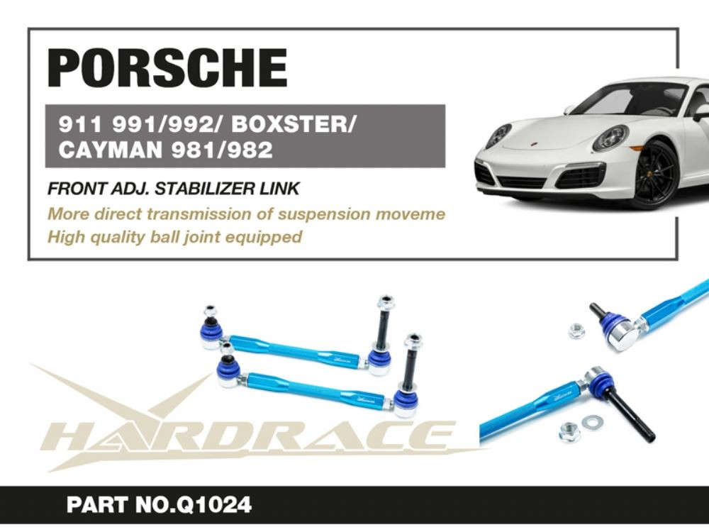Hardrace Front Adj. Stabilizer Link Porsche Boxster / cayman, 911 Hardrace Front Adj. Stabilizer Link Porsche Boxster / cayman, 911