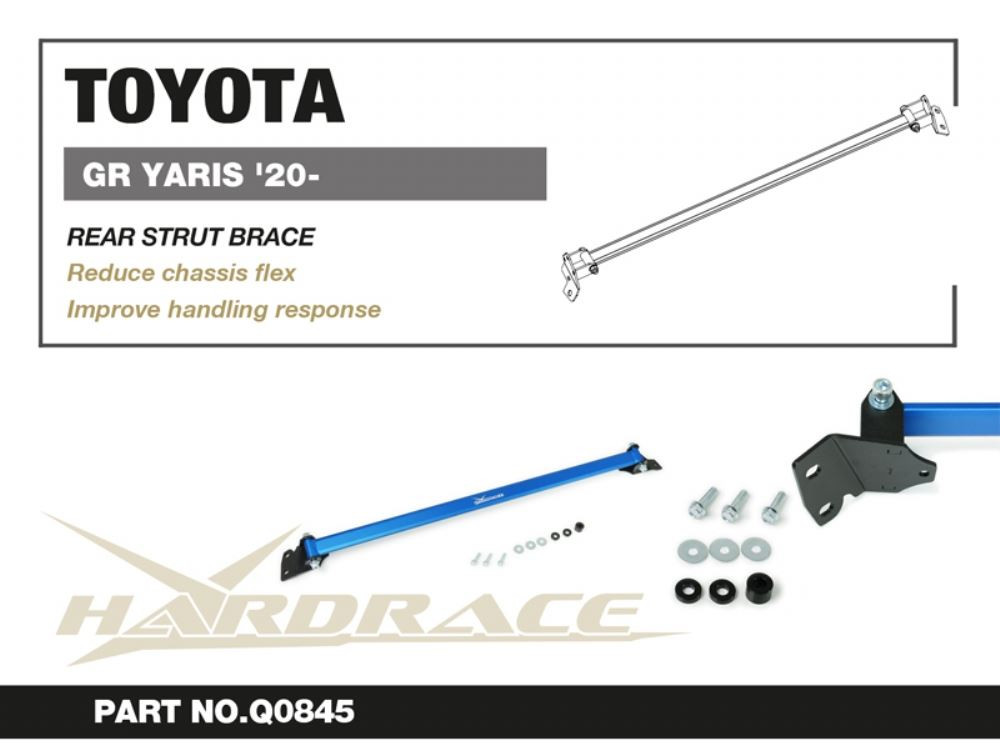 Hardrace Rear Strut Brace Toyota Yaris / vitz