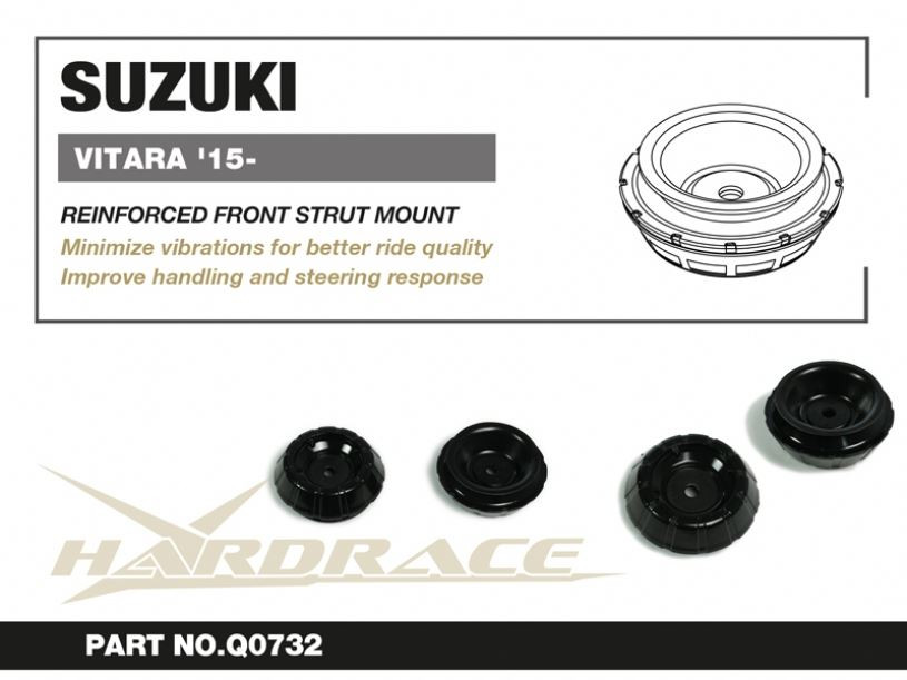 Hardrace Front Reinforced Strut Mount Suzuki SX4, Swift, Vitara