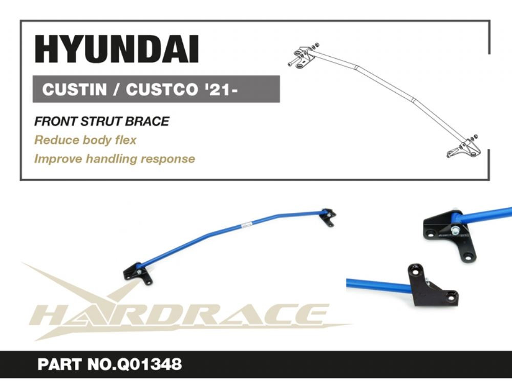 Hardrace Front Strut Brace Hyundai Custin / custo