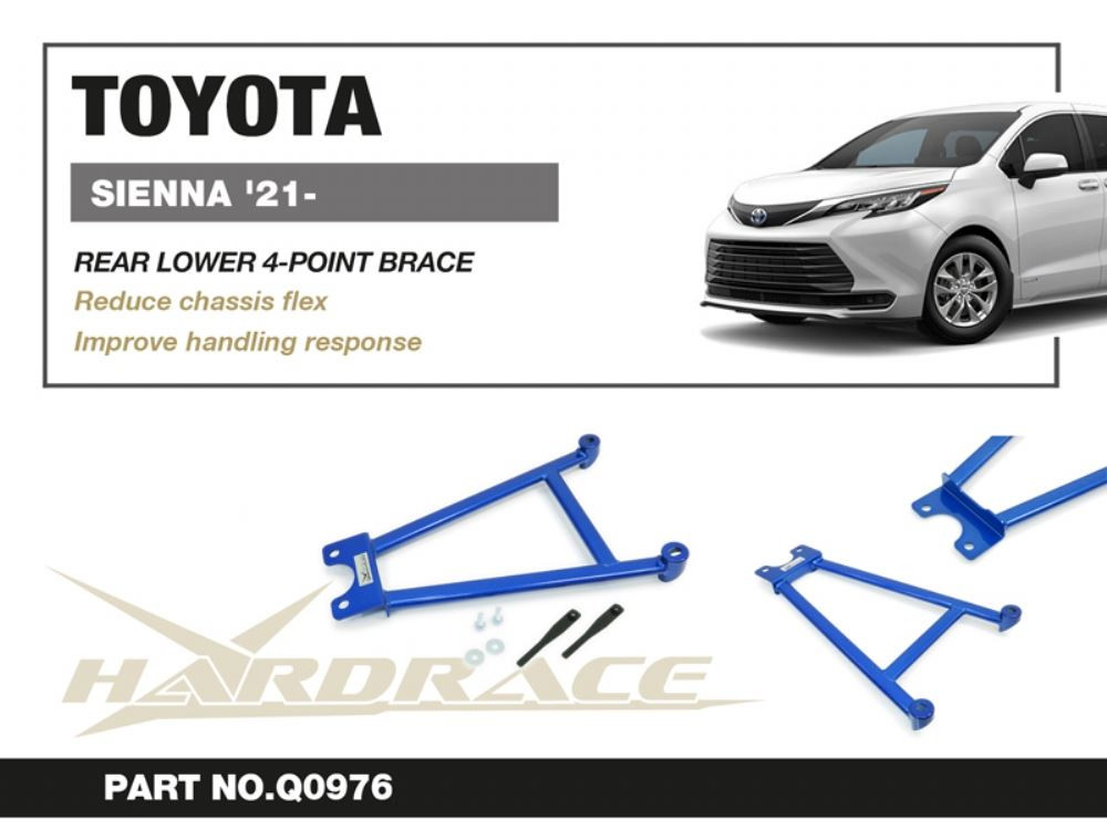 Hardrace Rear Lower Brace Toyota Sienna