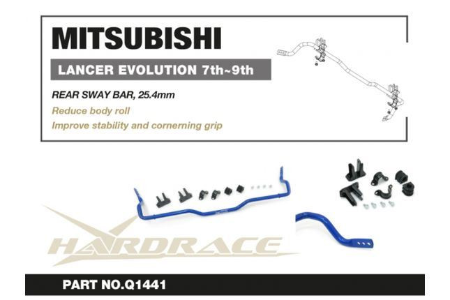 Hardrace Rear Sway Bar Mitsubishi Lancer evolution
