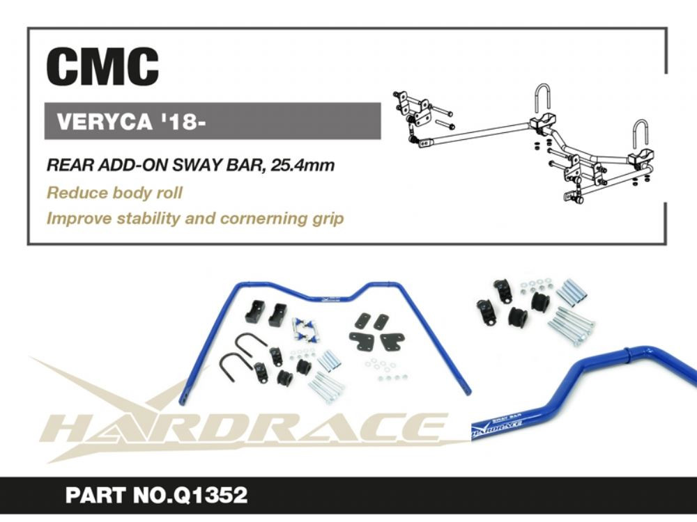 Hardrace Rear Add-on Sway Bar Cmc Veryca Hardrace Rear Add-on Sway Bar Cmc Veryca
