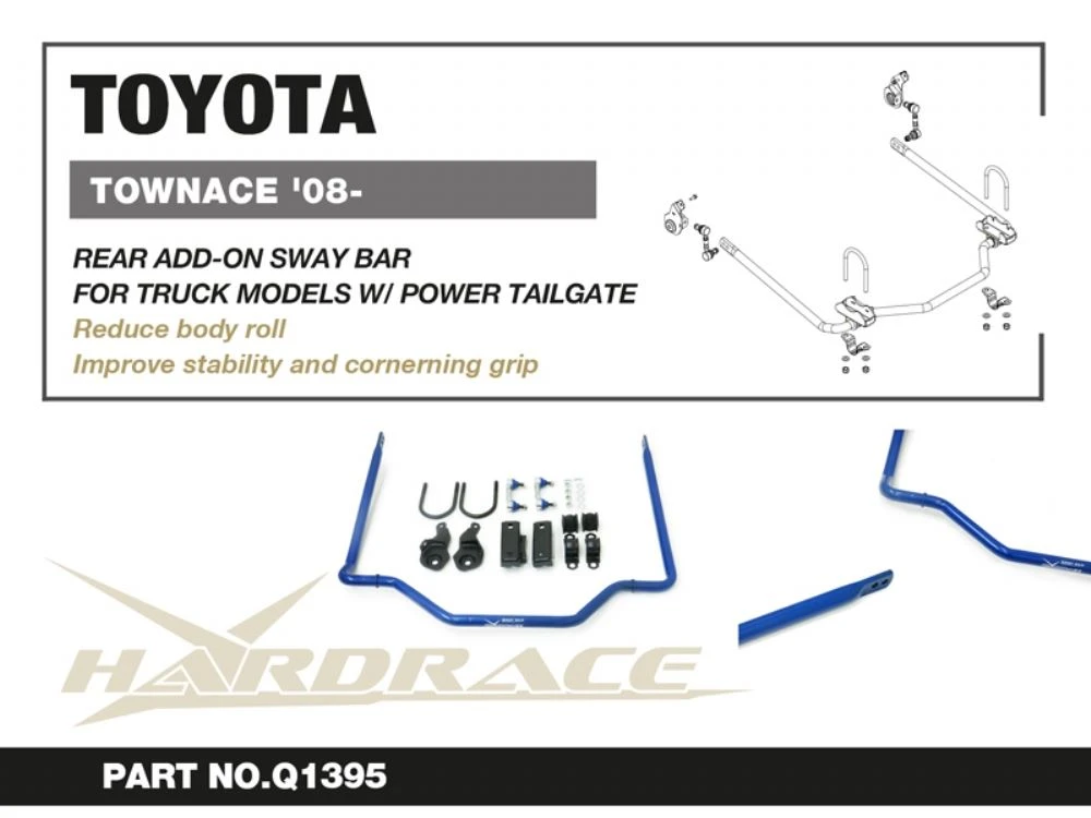 Hardrace Rear Add-on Sway Bar Toyota Townace / liteace Hardrace Rear Add-on Sway Bar Toyota Townace / liteace