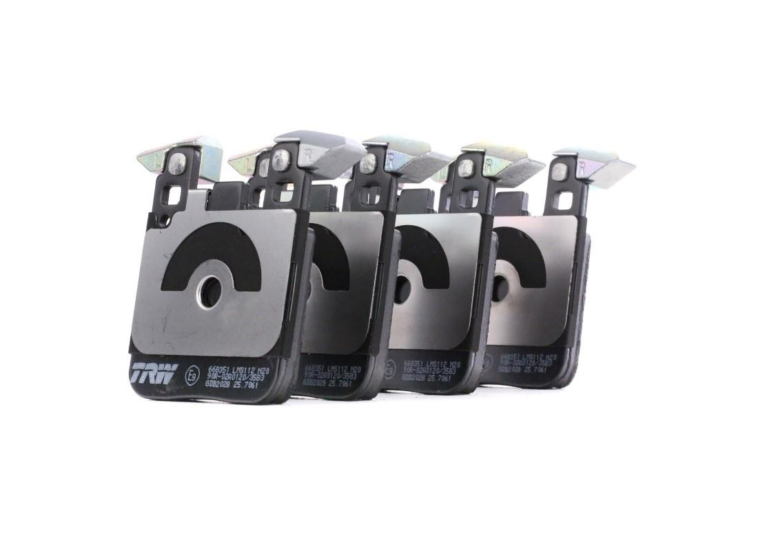 Rear Brake Pad Set for BMW F Series with 2 Pot Rear Brake Calipers Rear Brake Pad Set for BMW F Series with 2 Pot Rear Brake Calipers