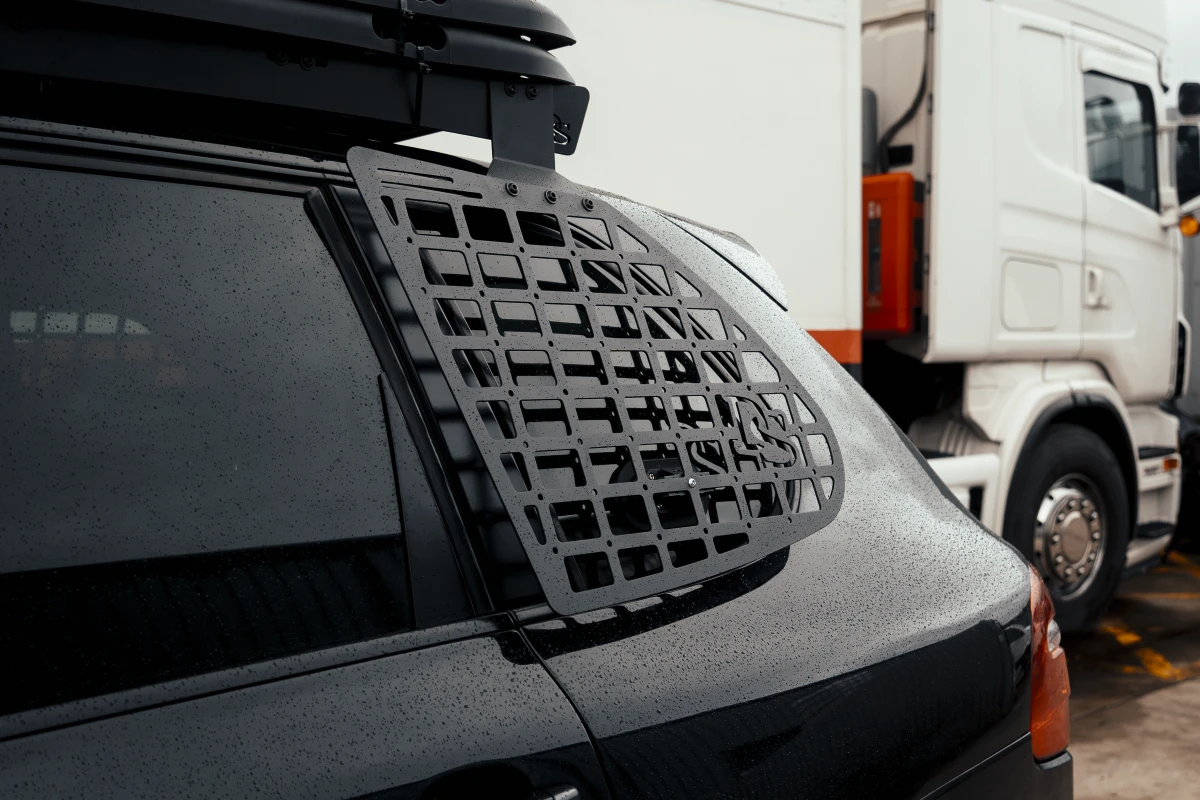 Porsche Cayenne 955 / 957 Rear Window Molle Panel Kit Porsche Cayenne 955 / 957 Rear Window Molle Panel Kit