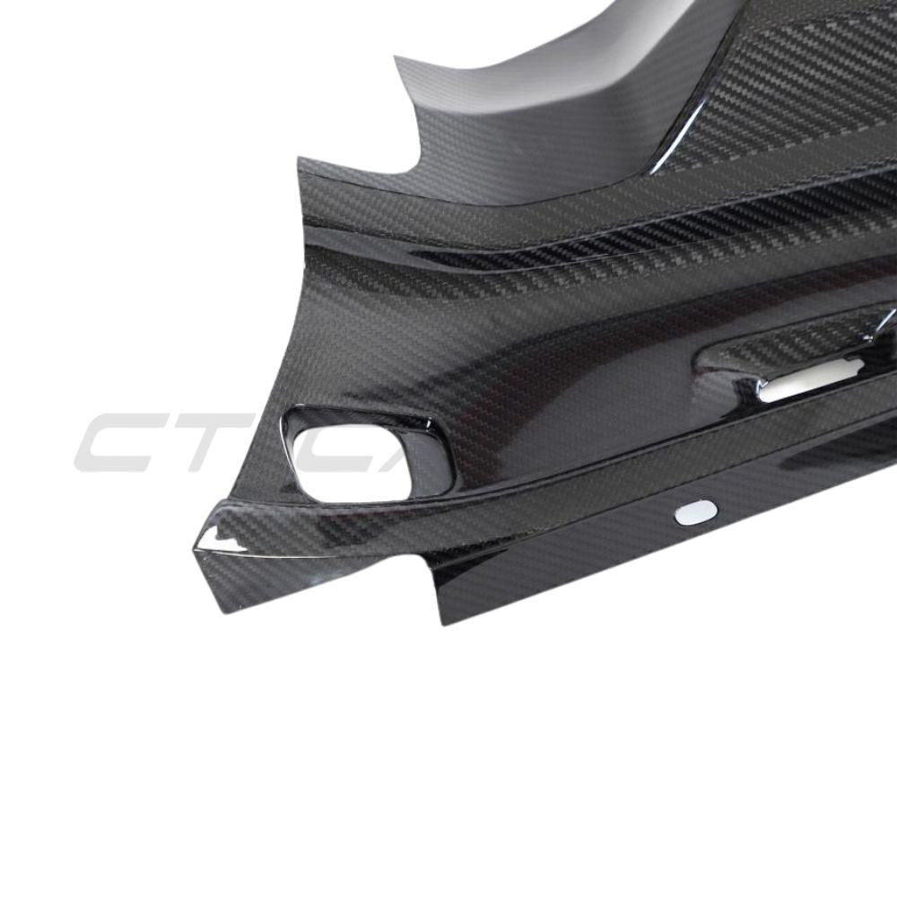 AUDI R8 COUPE 2015+ CARBON FIBRE ENGINE BAY TRIM
