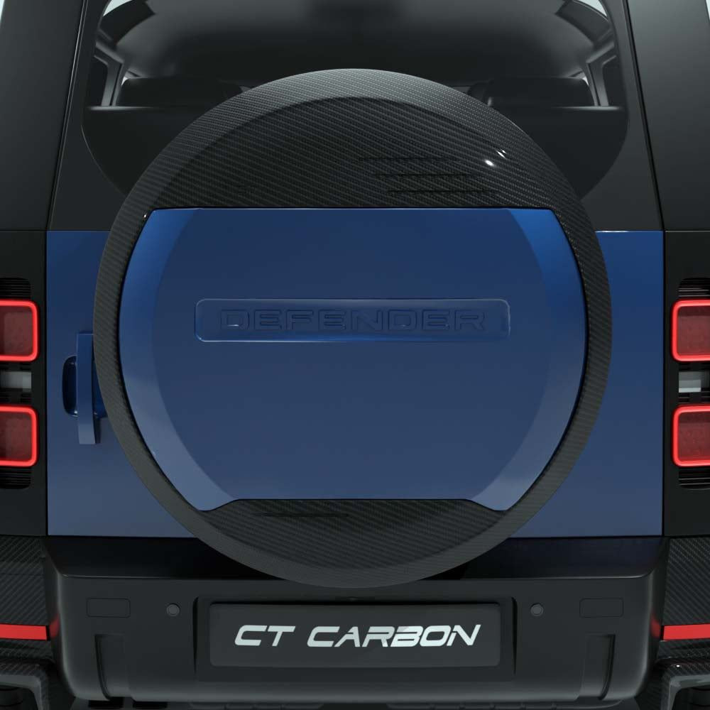 DEFENDER L663 90/110/130 2020+ CARBON FIBRE SPARE WHEEL COVER TRIM - CT DESIGN DEFENDER L663 90/110/130 2020+ CARBON FIBRE SPARE WHEEL COVER TRIM - CT DESIGN