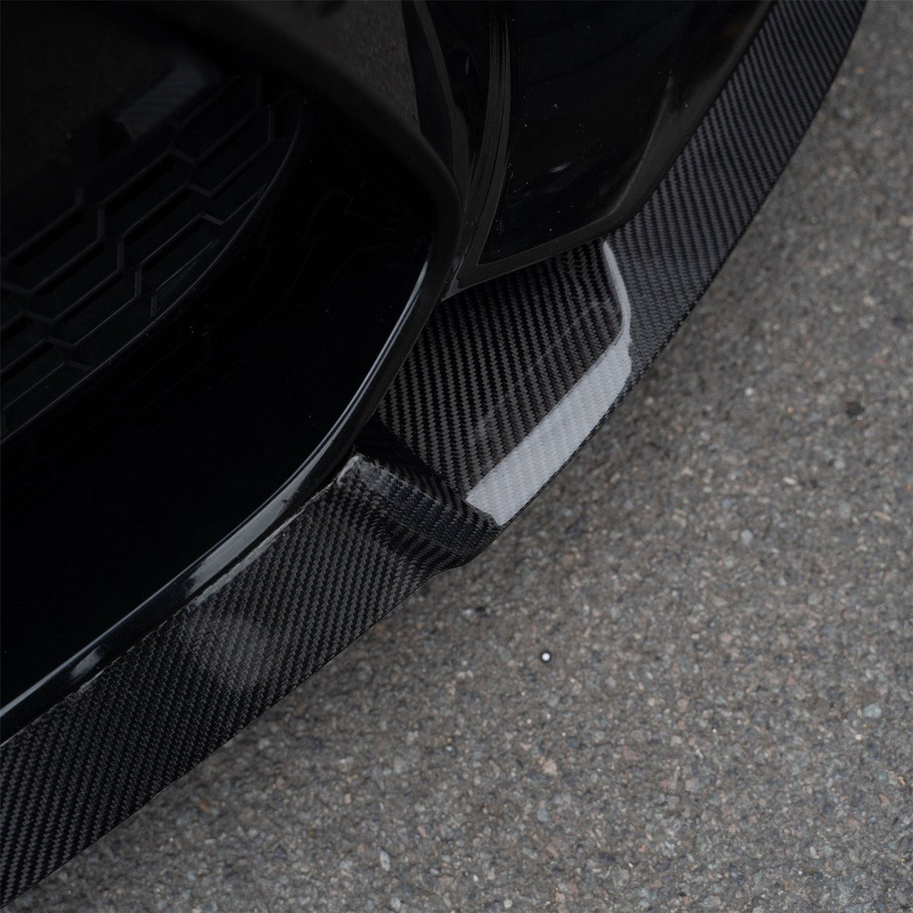 BMW M2 F87 N55(OG) 2015-2017 CARBON FIBRE SPLITTER - V2