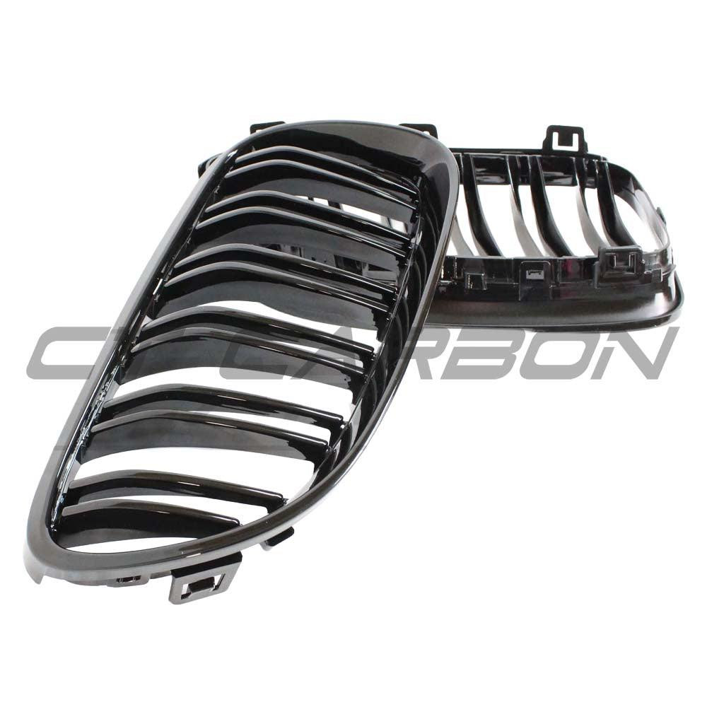 BMW E92 & E93 3 SERIES LCI DOUBLE SLAT BLACK GRILLES