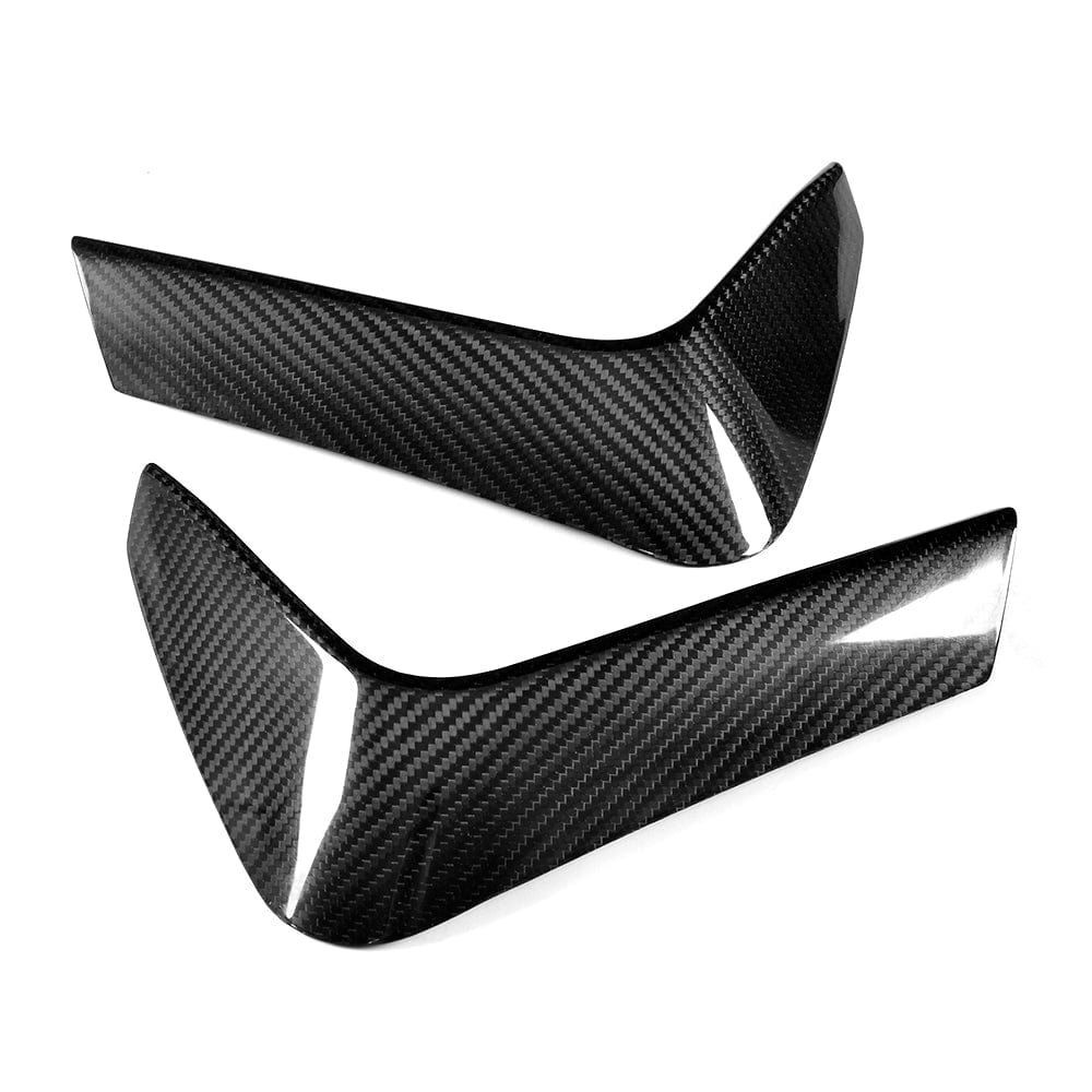 BMW M3 & M4 (F80/F82/F83) 2014-2020 CARBON FIBRE REAR BUMPER CANARDS BMW M3 & M4 (F80/F82/F83) 2014-2020 CARBON FIBRE REAR BUMPER CANARDS