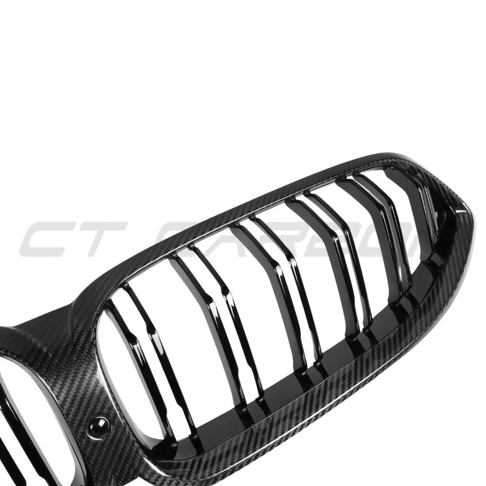BMW 8 SERIES G14/G15/G16 2018-2023 CARBON FIBRE DOUBLE SLAT GRILLE