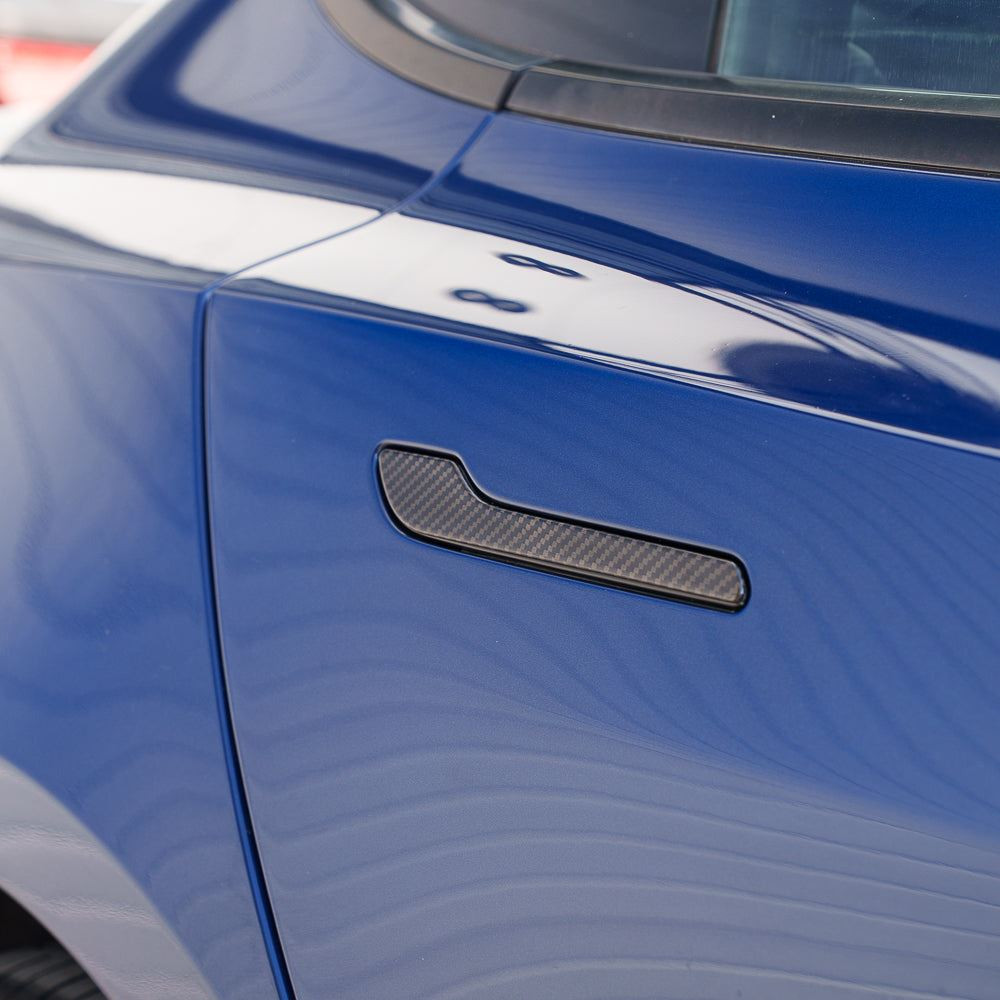 TESLA MODEL 3 & Y 2017+ CARBON FIBRE HANDLE COVERS
