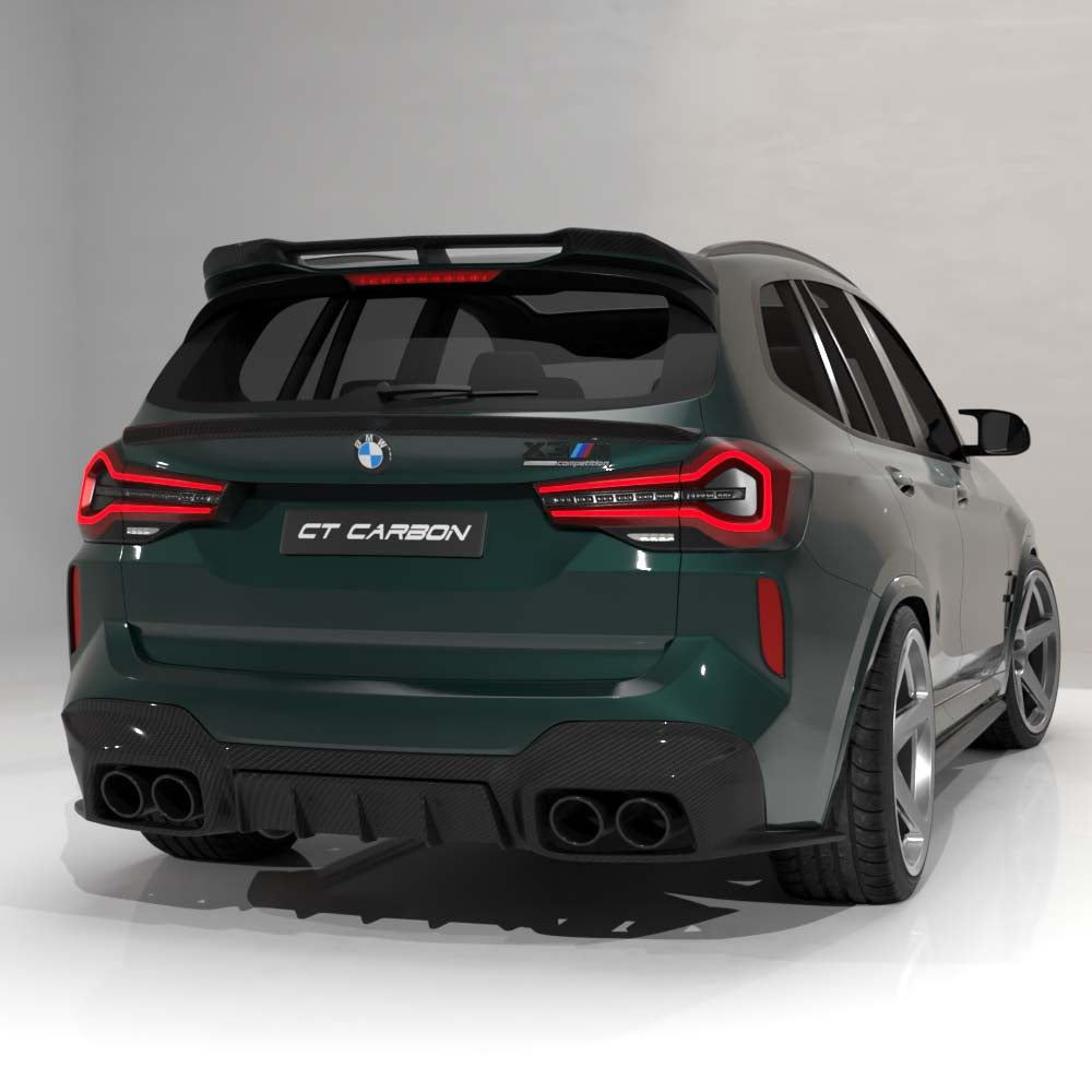 BMW G01 X3/G08 IX3/F97 X3M 2019+ CARBON FIBRE ROOF SPOILER - CT DESIGN BMW G01 X3/G08 IX3/F97 X3M 2019+ CARBON FIBRE ROOF SPOILER - CT DESIGN