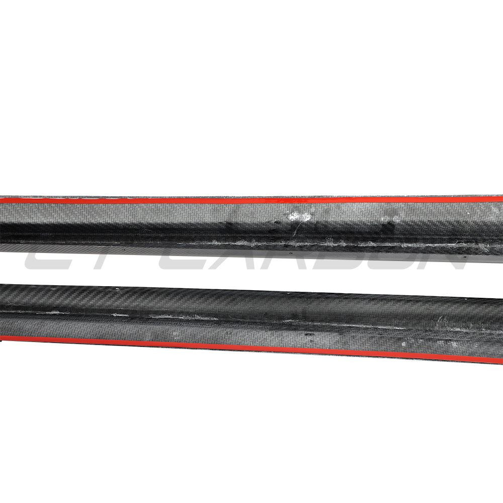 PORSCHE TAYCAN 2020-2024 CARBON FIBRE SIDE SKIRTS