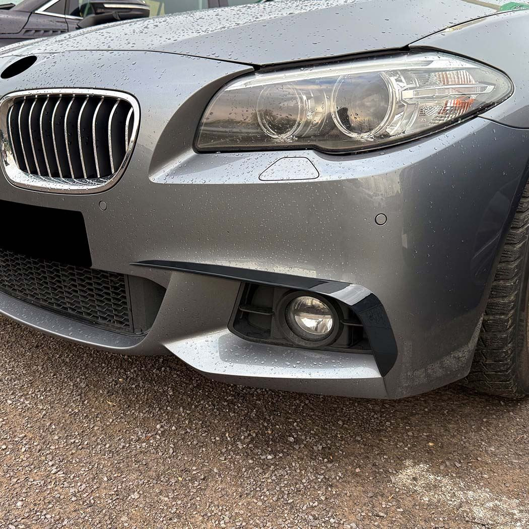 BMW F10/F11 M5 2010-2017 GLOSS BLACK FRONT BUMPER TRIMS