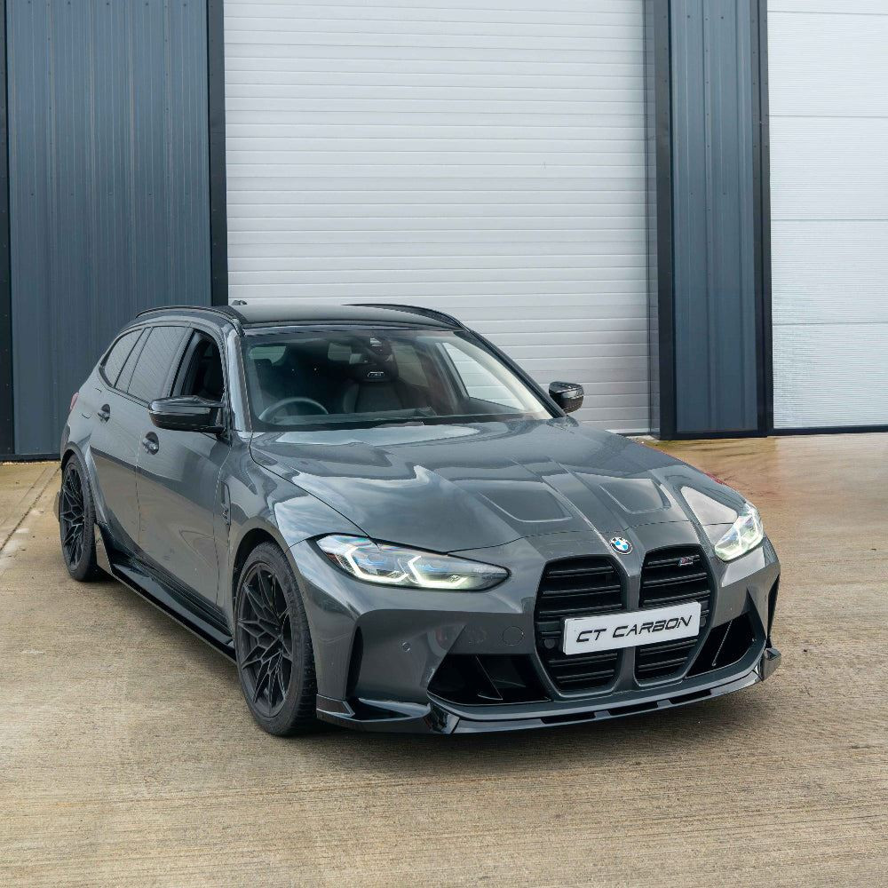 BMW M3 & M4 G80/G81/G82/G83 GLOSS BLACK SPLITTER - V2 BMW M3 & M4 G80/G81/G82/G83 GLOSS BLACK SPLITTER - V2