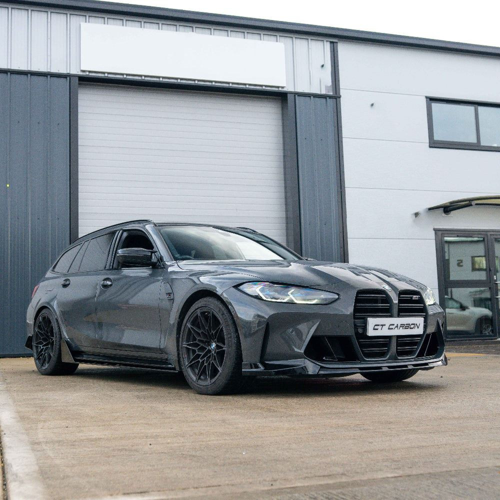BMW M3 & M4 G80/G81/G82/G83 GLOSS BLACK SPLITTER - V2 BMW M3 & M4 G80/G81/G82/G83 GLOSS BLACK SPLITTER - V2
