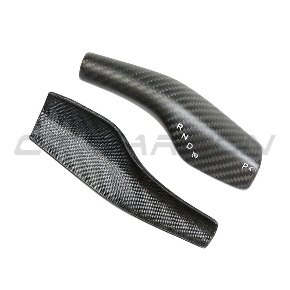TESLA MODEL 3 & Y 2017+ MATTE CARBON FIBRE STALK COVER