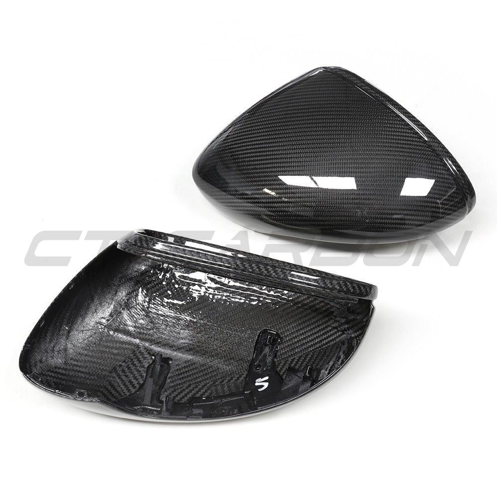 PORSCHE PANAMERA 971 2017-2024 CARBON FIBRE MIRRORS WITHOUT LANE ASSIST - RHD