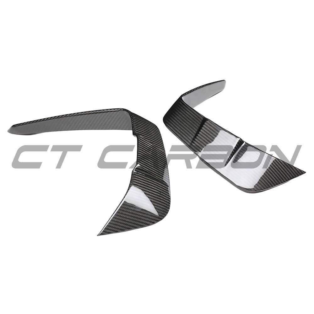 BMW G14/G15/G16 8 SERIES 2018+ DRY CARBON FIBRE SIDE FRONT CANARDS