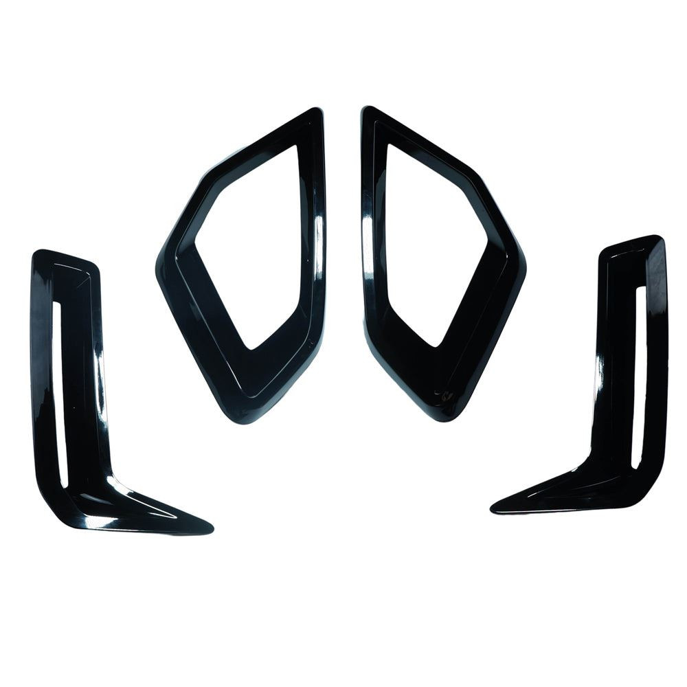 BMW G05 X5 LCI 2024+ GLOSS BLACK FRONT BUMPER TRIM PACK BMW G05 X5 LCI 2024+ GLOSS BLACK FRONT BUMPER TRIM PACK