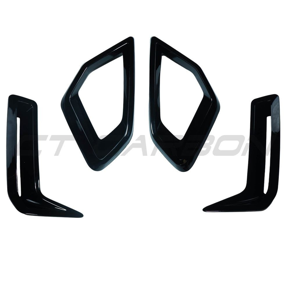 BMW G05 X5 LCI 2024+ GLOSS BLACK FRONT BUMPER TRIM PACK BMW G05 X5 LCI 2024+ GLOSS BLACK FRONT BUMPER TRIM PACK