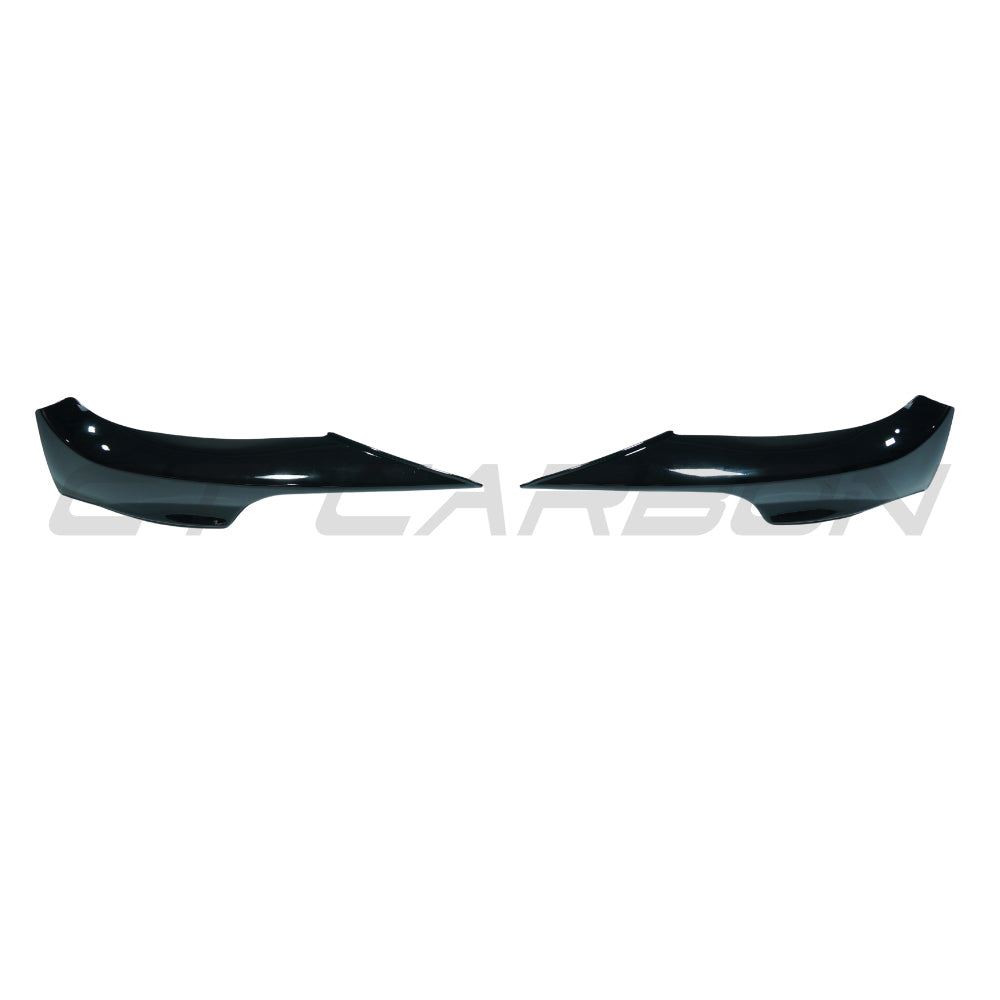 BMW E92/E93 3 SERIES PRE-LCI 2006-2009 GLOSS BLACK SPLITTER CORNERS - V2