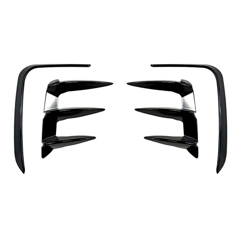 BMW G01 X3 LCI 2022+ GLOSS BLACK REAR BUMPER TRIMS - V2