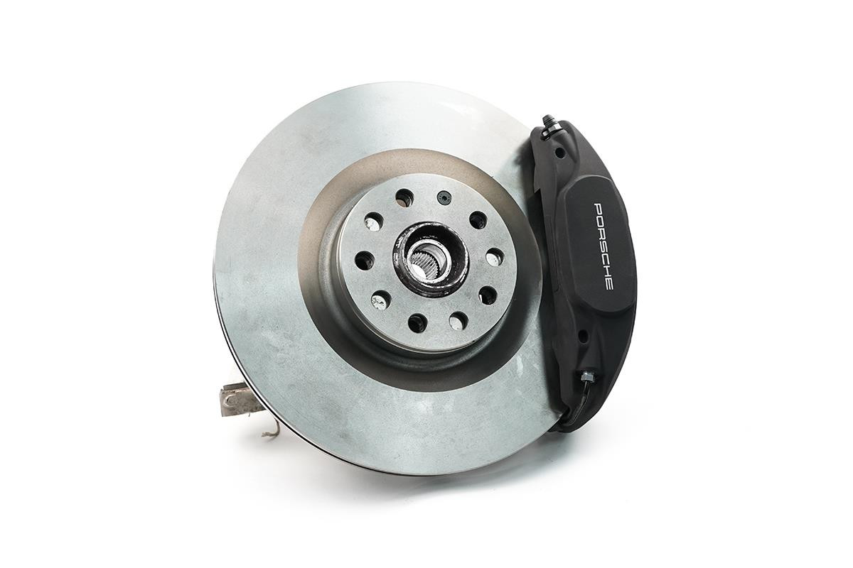 Porsche 4 Pot Front Brake Upgrade for Mk7 MQB Platform Vehicles Porsche 4 Pot Front Brake Upgrade for Mk7 MQB Platform Vehicles