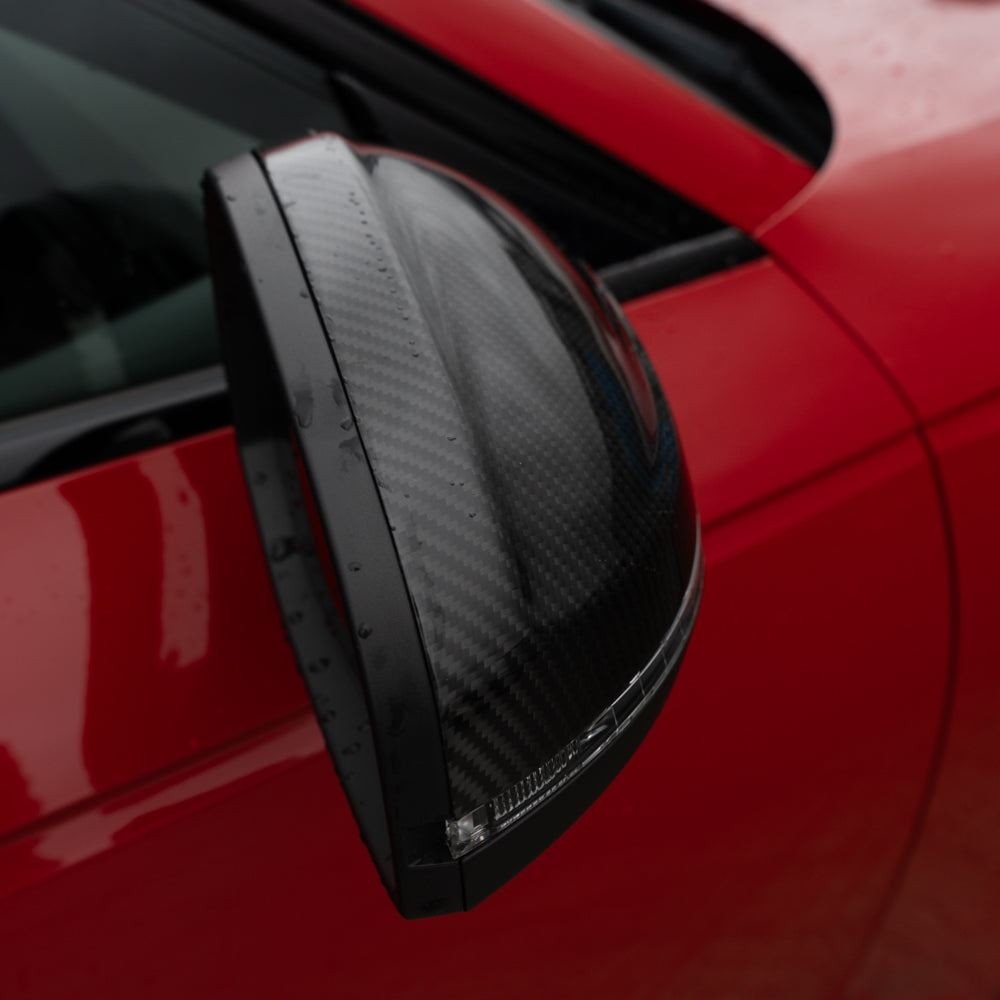 AUDI A4/S4/RS4/A5/S5/RS5 B9 2016-2025 PRE-PREG CARBON FIBRE MIRRORS - WITH LANE ASSIST AUDI A4/S4/RS4/A5/S5/RS5 B9 2016-2025 PRE-PREG CARBON FIBRE MIRRORS - WITH LANE ASSIST