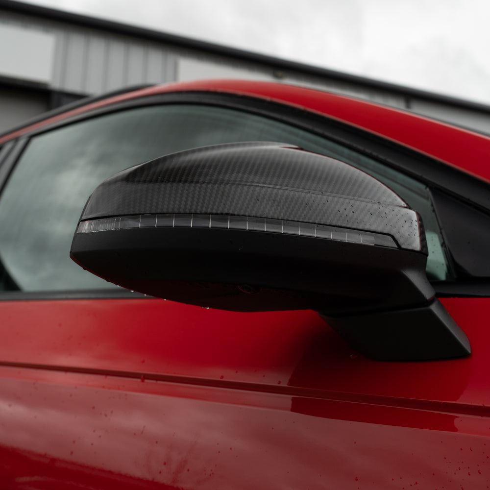 AUDI A4/S4/RS4/A5/S5/RS5 B9 2016-2025 PRE-PREG CARBON FIBRE MIRRORS - WITH LANE ASSIST AUDI A4/S4/RS4/A5/S5/RS5 B9 2016-2025 PRE-PREG CARBON FIBRE MIRRORS - WITH LANE ASSIST