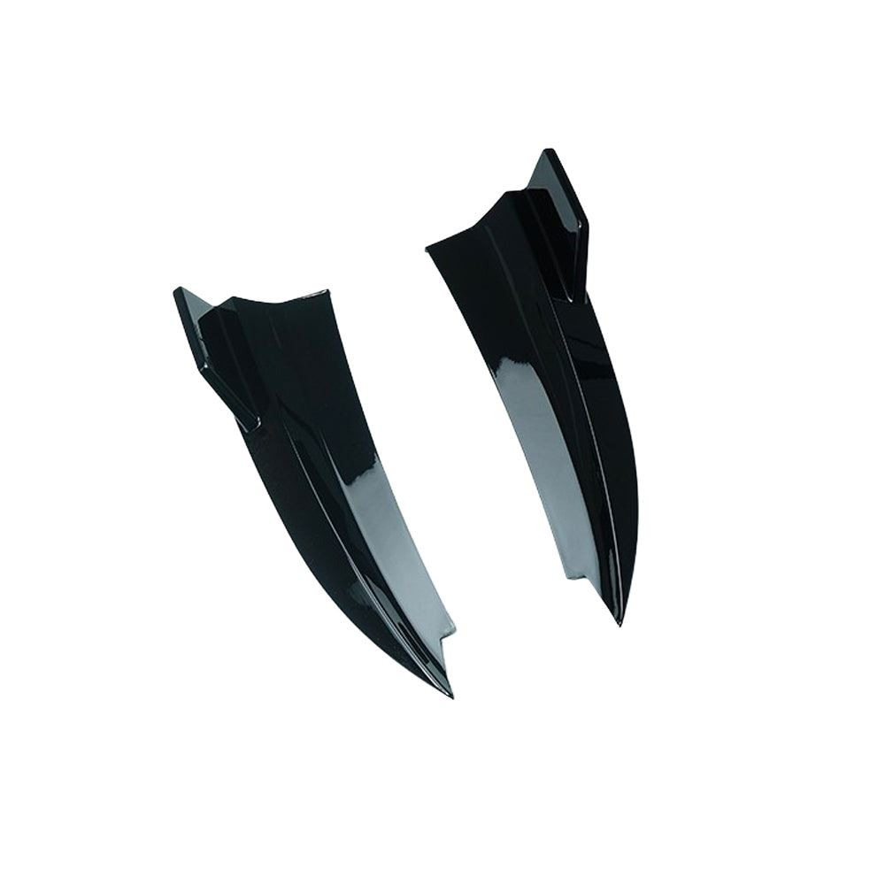 MERCEDES C43 & C CLASS COUPE/CONVERTIBLE W205 2014-2021 GLOSS BLACK REAR BUMPER CORNERS