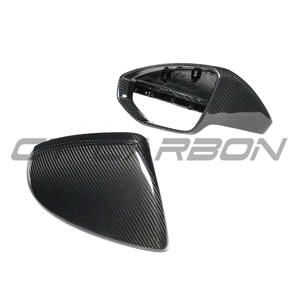 AUDI A6/S6/RS6 C8 2015-2025 DRY CARBON FIBRE MIRRORS - RHD